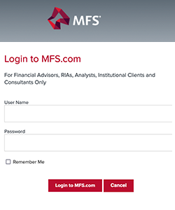 MFS Login